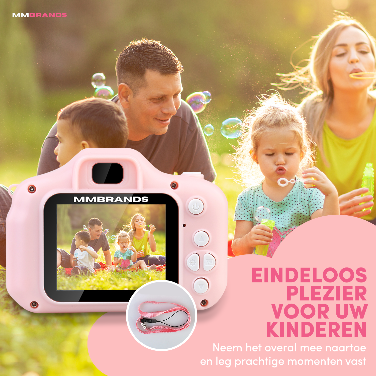 Digitale Kinderkamera - inkl. 32 GB SD-Karte – Rosa