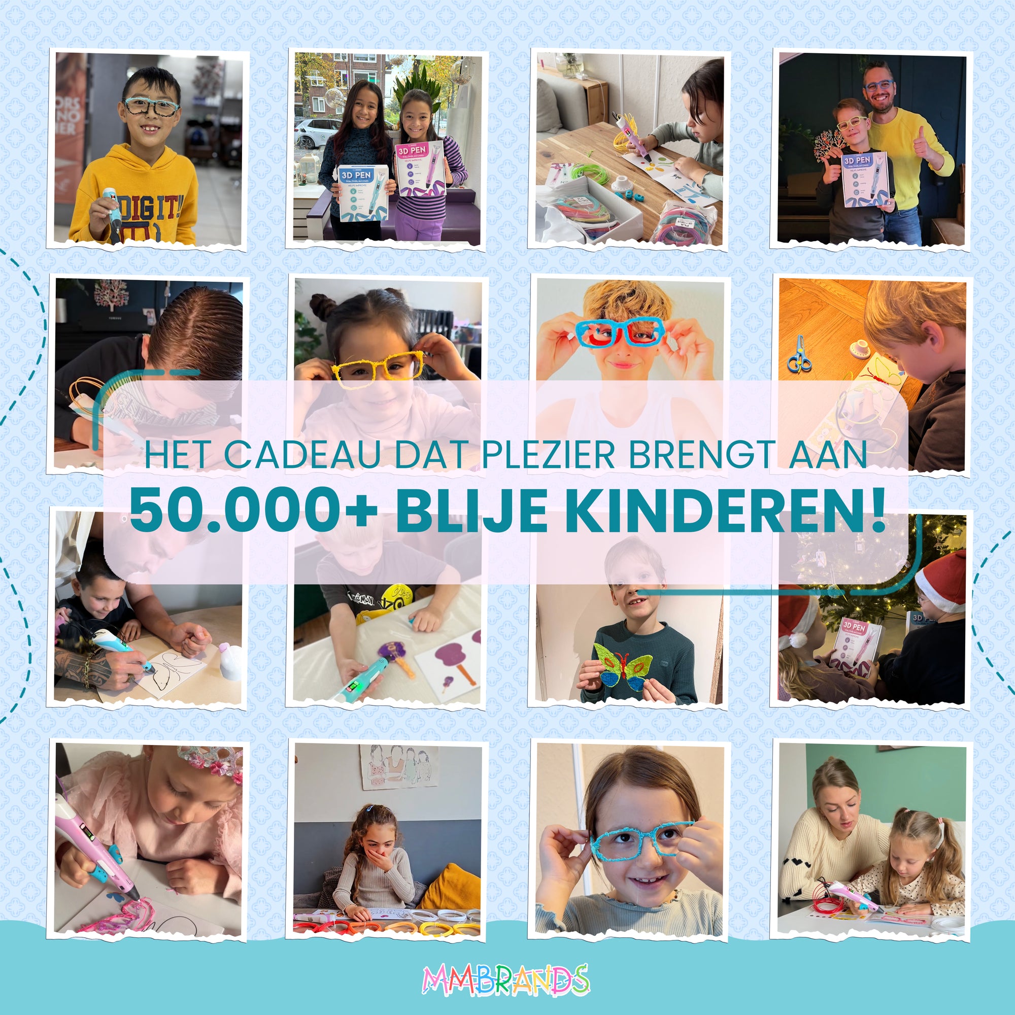 3D-penna startpaket - 10 färger filament