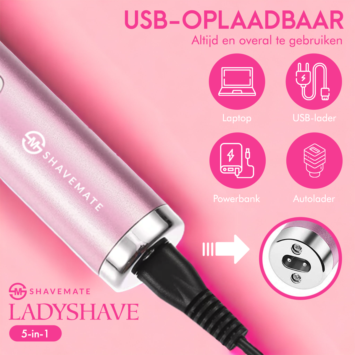 Lady shaver 5-in-1 - Elektrorasierer Damen