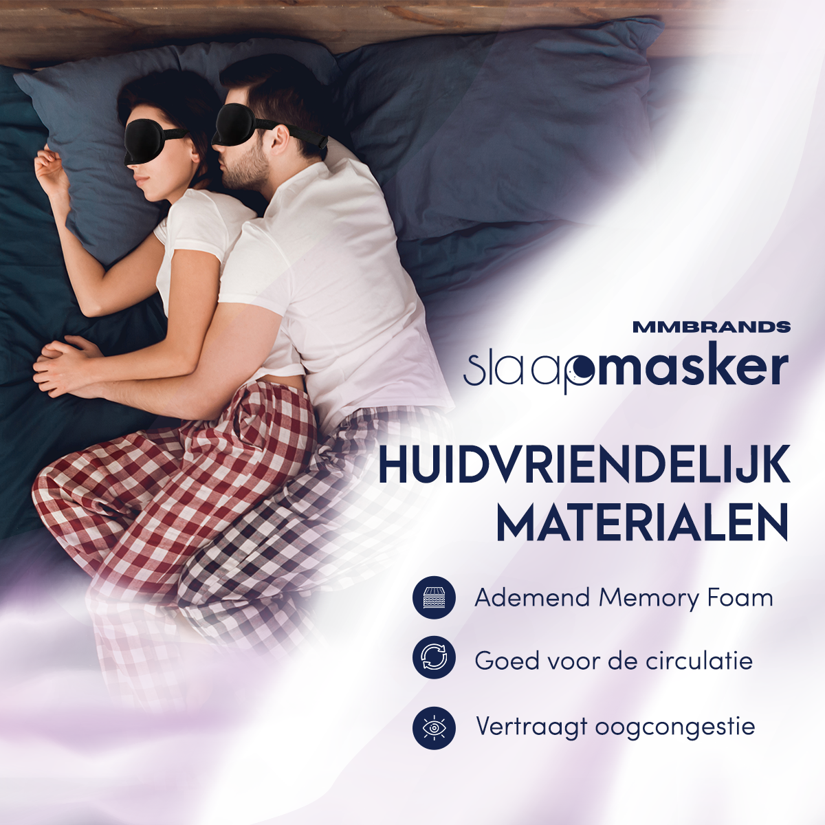 Luxe Slaapmasker Set - 2 Stuks - Ergonomisch