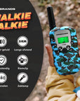 Walkie Talkie Set für Kinder – 3-teilig – Grün, Blau und Gelb